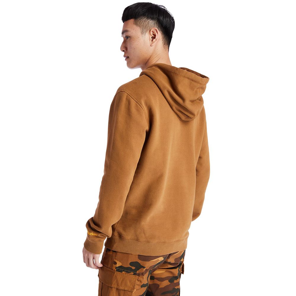 Hanorac Timberland Barbati Maro - Boot-Logo Hoodie - Romania - YMVZLA061